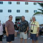 Darren, Dave & Horice in Nassau Bahamas