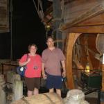 Cheryl & Darren at the Pirates Museum in Nassau Bahamas